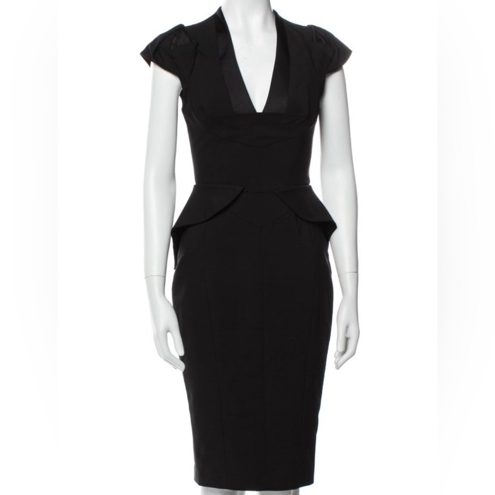 Karen Millen Black Midi Dress